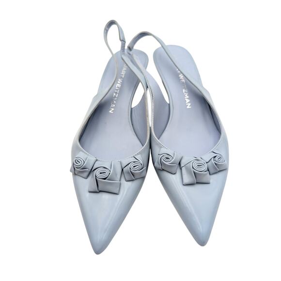 Stuart Weitzman Rosie 35 Slingback Heel Pump Women's Cielo Size US6B EU36.5 - Picture 2 of 12